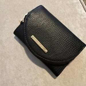 Black Pebbled Leather Wallet